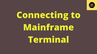 How to Connect to Mainframe Terminal 3270 [upl. by Yarazed]