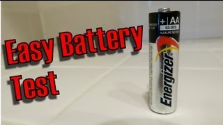 How To Test a AA battery Easiest Way For Any Battery Fast Easy [upl. by Ayiak]