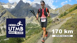 UTMB 170km whole race  Chamonix [upl. by Olaznog]