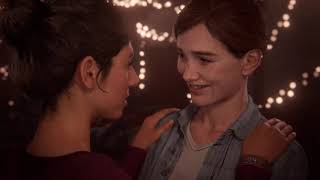 The Last of Us Part II ellie and dinas first kiss scene [upl. by Ennoval]