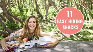 11 HIKING SNACKS  Easy Snacks to Take Hiking [upl. by Atikel]