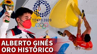 ALBERTO GINÉS HISTORIA del ORO en ESCALADA JJOO TOKIO 2020  DIARIO AS [upl. by Halfon618]