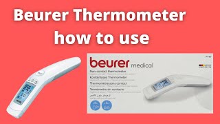 Beurer thermometer how to use Beurer Thermometer FT90 [upl. by Ahsykal]