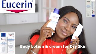 Eucerin Intensive Body Lotion Review For Dry Skin Eczema Ichthyosis Hyperkeratosis Xeroderma [upl. by Cosmo372]