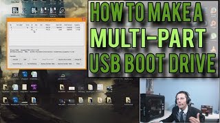 How to Create a MULTIPARTITIONED Windows 7881 Bootable USB Flash Drive [upl. by Reifinnej]