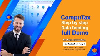 CompuTAX Software DEMO Lokesh Jangid 9414066623 8955466805 [upl. by Eibob37]