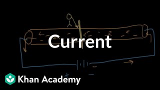 Current  Introduction to electrical engineering  Electrical engineering  Khan Academy [upl. by Drolyag854]