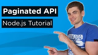 Create A Paginated API With Nodejs  Complete Tutorial [upl. by Nevai]