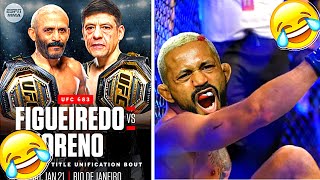 Moreno vs Figueiredo 4 MEMES amp REACTON [upl. by Nahgaem]