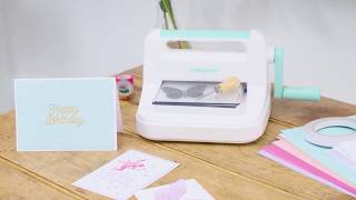 Introduction to the Hobbycraft Die Cutting Machine [upl. by Ivie]