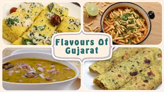 Flavours Of Gujarat  Popular And Easy To Make Gujarati Recipes  Rajshri Food [upl. by Aerdma797]