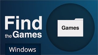 Steam  Game folder location Windows [upl. by Stagg467]