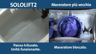 SOLOLIFT2 La Soluzione Senza Intasamenti per la Gestione delle Acque Reflue [upl. by Weidman81]