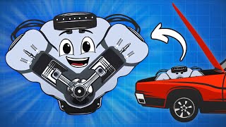 Learn How Car Engines Work  The Engine Song on KLT [upl. by Lamp]