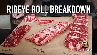 How to Break Down a Ribeye Roll [upl. by Enelym749]