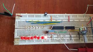 Implementacion Conversor Analogo a Digital  ADC0804 [upl. by Siurad]