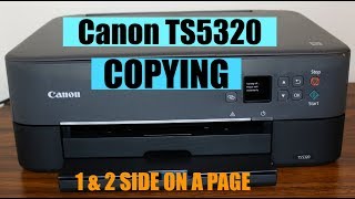 Canon TS5320 Copying Tutorial review [upl. by Schreibman]