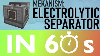 Mekanism in 60 Seconds Electrolytic Separator [upl. by Cired]