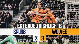 JIMENEZ COMPLETES THE TURNAROUND  Tottenham Hotspur 23 Wolves  Extended highlights [upl. by Htebiram]