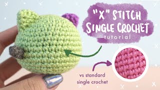 FOR BEGINNERS How to Single Crochet Cross Stitch [upl. by Michigan]