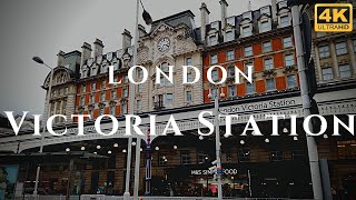 London Victoria Station Walk Through England 4K [upl. by Zared]