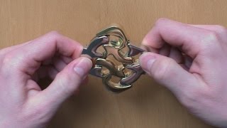 E15  SOLUTION  Square by Hanayama Cast Puzzles [upl. by Narut]