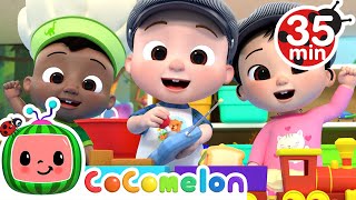 Down By The Station Song  More Nursery Rhymes amp Kids Songs  CoComelon [upl. by Iru763]