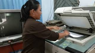 Procedure how to copy document using photocopy machine [upl. by Lupee]