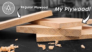 Making EdgeGrain Patterned Plywood [upl. by Norahs]