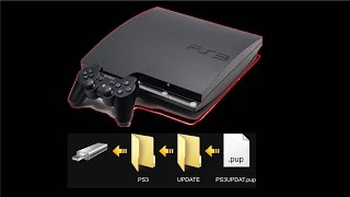 PS3 How To Put The Update Firmware On USB Tutorial [upl. by Atiuqrehs]