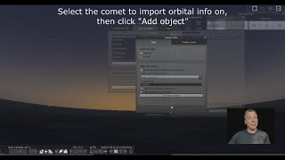 How to add ANY comet into Stellarium [upl. by Palmer]