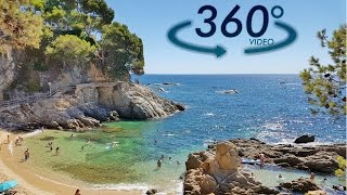 Virtual Beach 3D 360 VR  Relaxing Immersive Experience  VR Video [upl. by Killian]