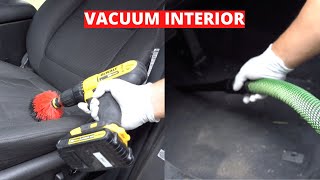 How To Vacuum Car Interior  Detailing Interior Like A Pro Series [upl. by Cahn]