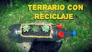 Como Hacer un Terrario con Reciclaje [upl. by Tracay]