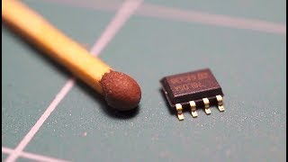 How to use SMD IC parts on a breadboard [upl. by Airotcivairam]