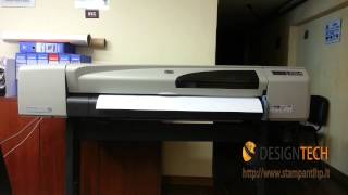 Hp designjet 500 42quot printing [upl. by Fitzsimmons]