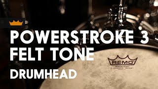 Powerstroke 3 Felt Tone Drumhead  Remo [upl. by Adnawal]