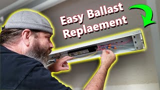 How To Replace your Fluorescent Light Ballast EASILY [upl. by Eniamirt878]