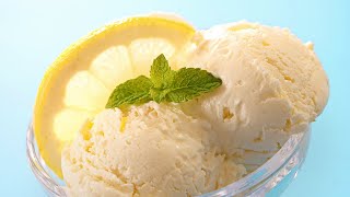 Helado de Limón fácil y delicioso  3 Ingredientes y SIN máquina heladera [upl. by Atteuqram]