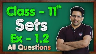 Class  11 Ex  12 Q1 to Q6 Sets Maths Chapter 1  CBSE NCERT  Green Board [upl. by Ymarej]