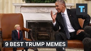 9 Best Memes From Trumps First 100 Days In Office [upl. by Ardnwahsal617]