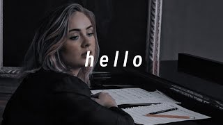 Adele  Hello 𝙨𝙡𝙤𝙬𝙚𝙙 𝙉 𝙧𝙚𝙫𝙚𝙧𝙗 [upl. by Ainiger603]