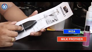 IKEA MILK FROTHER Review amp Battery Installation [upl. by Nalla]