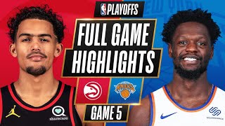 5 HAWKS at 4 KNICKS  FULL GAME HIGHLIGHTS  June 2 2021 [upl. by Ninetta]