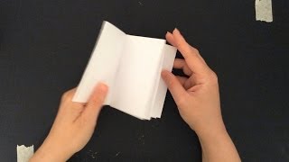 HOW TO MAKE A BOOK FROM A SINGLE SHEET OF PAPER [upl. by Ahtamat]