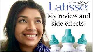 LATISSE No More Lash Extensions My 16 Week Review amp Side Effects [upl. by Eisseb279]