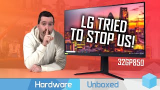 The Review LG Didnt Want You To See LG 32GP850 Tested [upl. by Prunella]