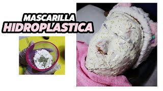 Como hacer una Mascarilla Hidroplastica y Limpieza facial Basica paso a paso [upl. by Schuyler225]