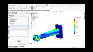 SOLIDWORKS Simulation Quick Tip Prescribed Displacements  Part 1 [upl. by Brandon]