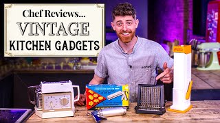 A Chef Reviews VINTAGE Cooking Gadgets  Sorted Food [upl. by Ahsiym]